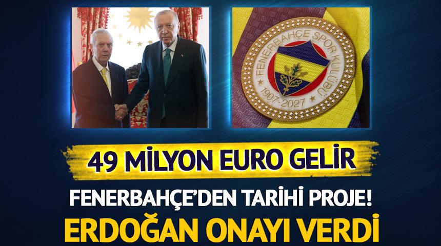 Kadık&ouml;y'de tarihi proje i&ccedil;in ilk adım! Aziz Yıldırım, Cumhurbaşkanı Erdoğan'dan stat onayı aldı