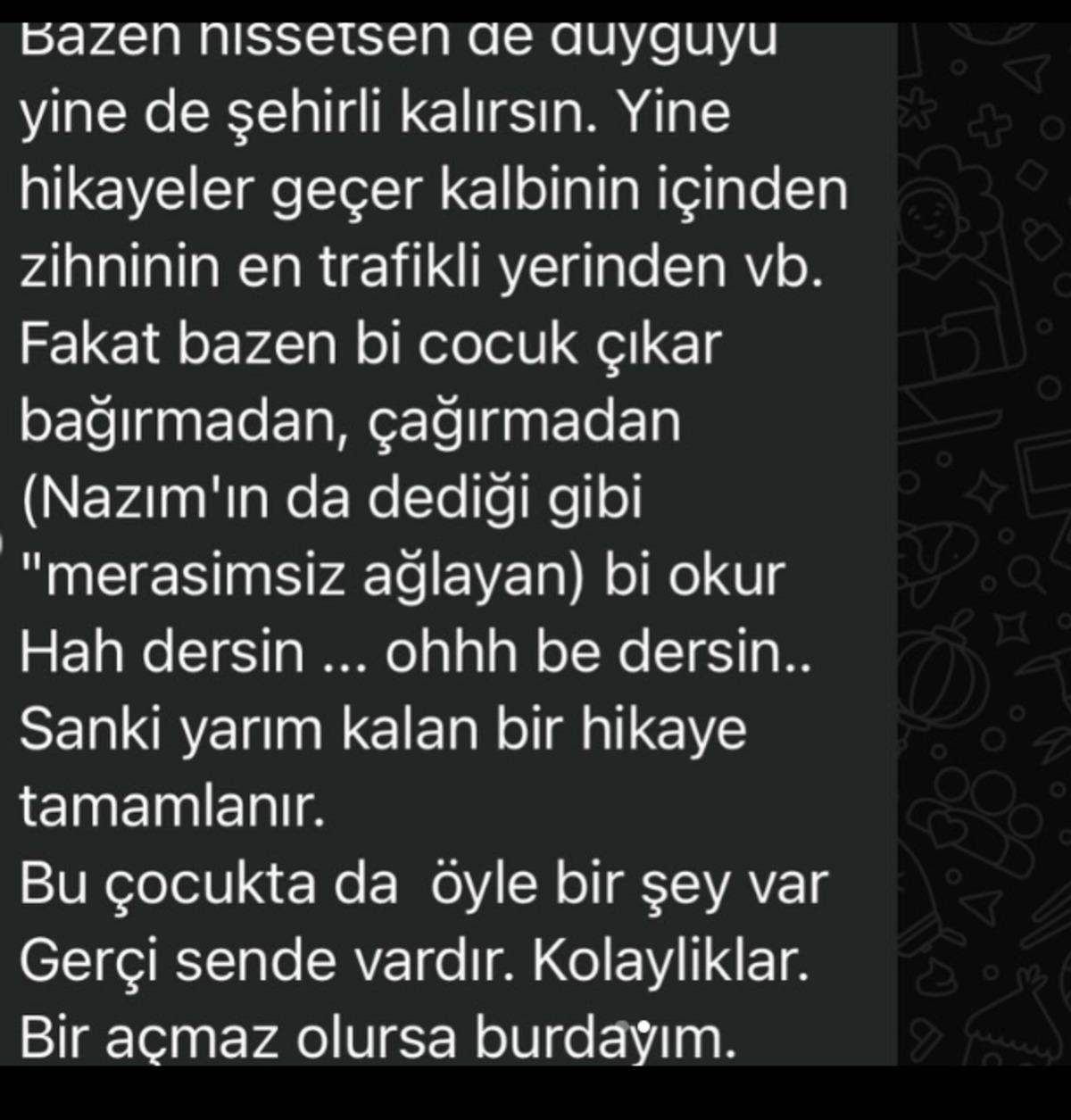 Mehmet Fatih Obuz, Serhat Kılıç ın son mesajını paylaştı 2