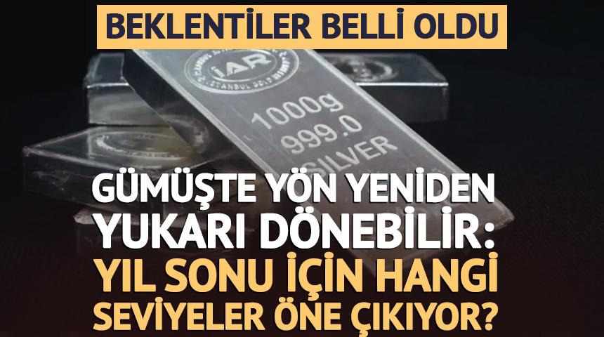 G&uuml;m&uuml;ş  y&uuml;kselişe ge&ccedil;ecek mi? Beklenti belli oldu