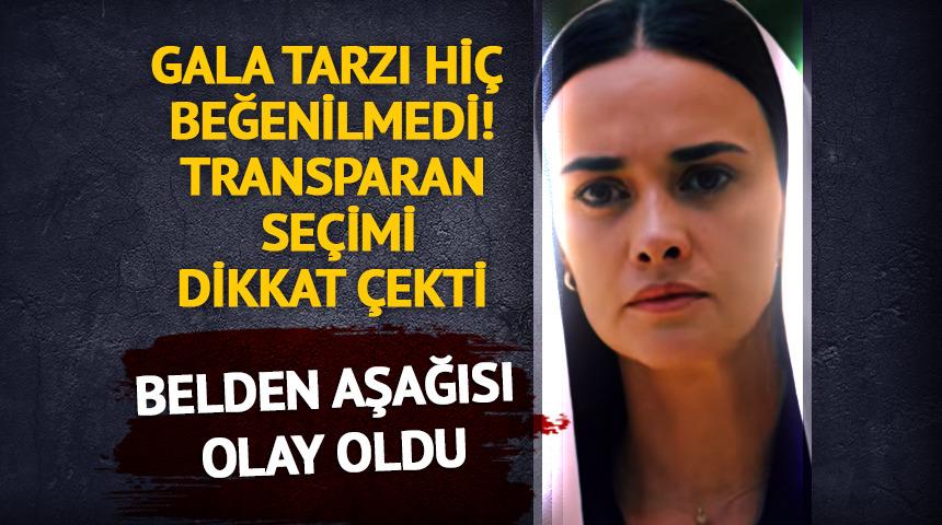 Transparan pantolonu hi&ccedil; beğenilmedi! Belden aşağısı olay oldu