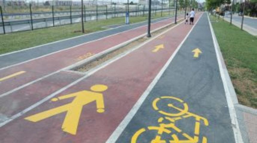 Bağcılar Y&uuml;zyıl&rsquo;a bisiklet ve y&uuml;r&uuml;y&uuml;ş yolu