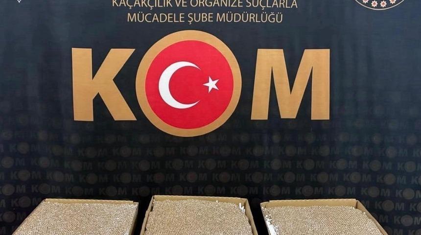 Yozgat&rsquo;ta doldurulmuş makaron ele ge&ccedil;irildi
