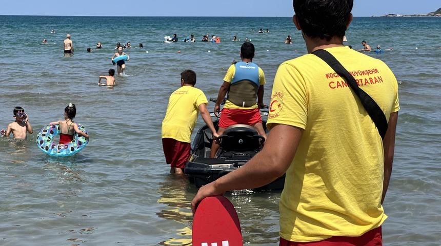 Kocaeli sahillerinde son bir haftada 27 can kurtarıldı