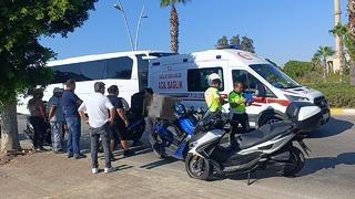 Manavgat’ta zincirleme kaza! Motosiklet sürücüleri yaralandı