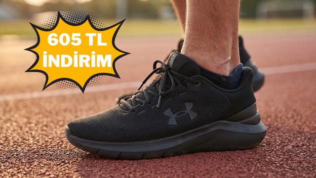 Hafif tasarım ve yumuşak tabanıyla Under Armour ayakkabı indirimde!
