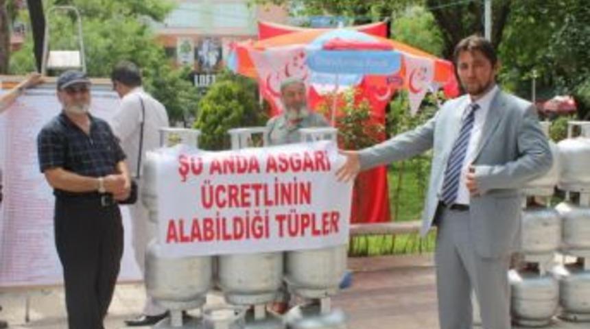 Saadet Partisi'nden t&uuml;pl&uuml; karşılaştırma