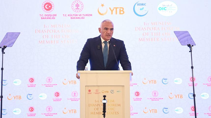 Bakan Ersoy'dan Gazze &ccedil;ağrısı: "M&uuml;sl&uuml;man Diasporaların Filistin m&uuml;cadelesini d&uuml;nyaya anlatmada kritik rol&uuml; var"