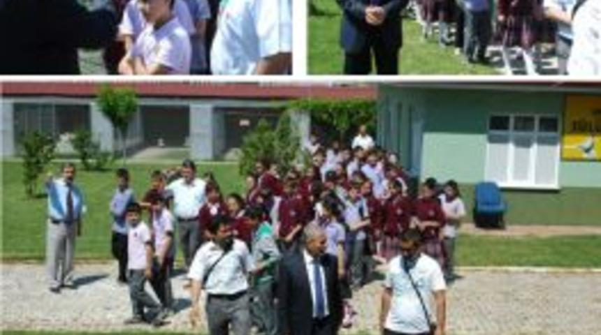 &Ouml;ğrenciler kenesavar &uuml;retim tesislerini gezdi