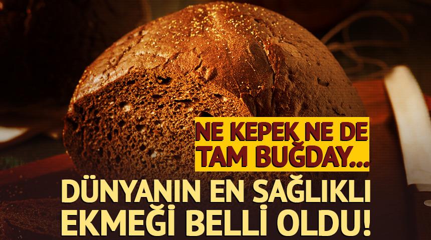 D&uuml;nyanın en sağlıklı ekmeği! Ne kepek ne de tam buğday