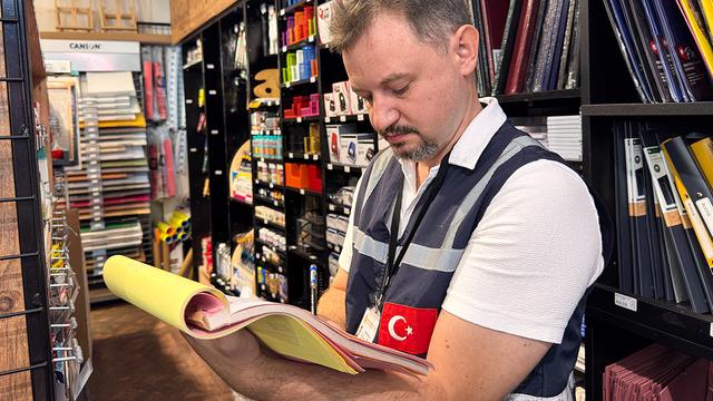 İzmir ve çevre illerde kırtasiyeler denetlendi