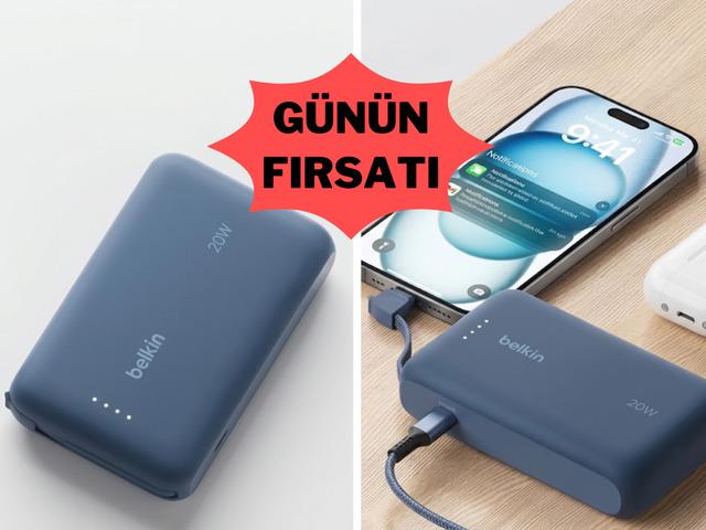 Cihazlarınız i&ccedil;in g&uuml;venli ve hızlı şarj: Belkin Powerbank indirimde