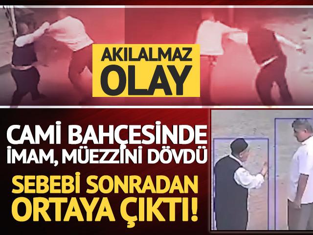 İmam ile m&uuml;ezzinin 'yolsuzluk' kavgası! 