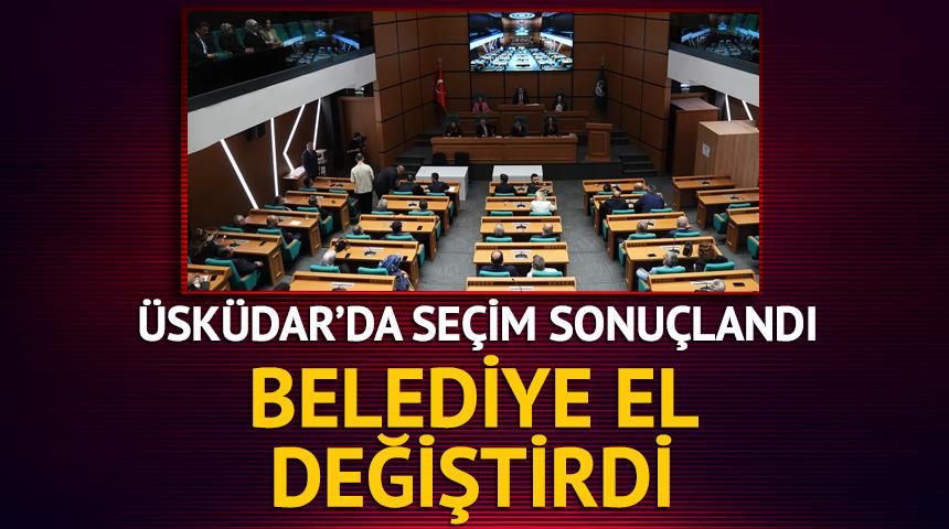 &Uuml;sk&uuml;dar Belediyesi CHP'den AK Parti'ye ge&ccedil;ti
