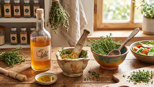 Sirkeyi kekikle karıştırın! İşte mutfakta kullanım alanları