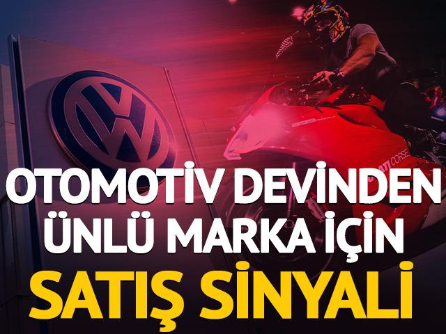 Otomotiv devi Volkswagen'den &uuml;nl&uuml; marka i&ccedil;in satış sinyali