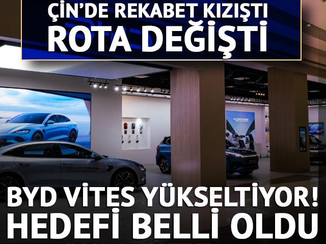 BYD, vites y&uuml;kseltiyor: Hedef 2,5 milyon ara&ccedil;