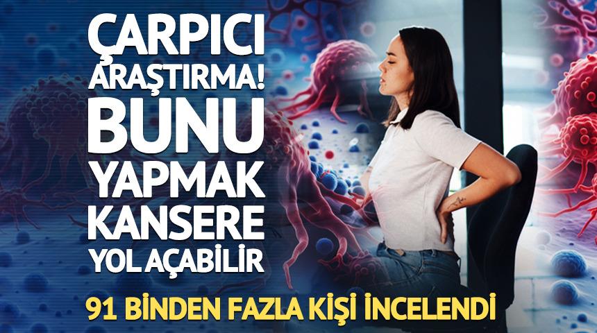 1 saat hareketsiz oturmak kanser yapabilir! 