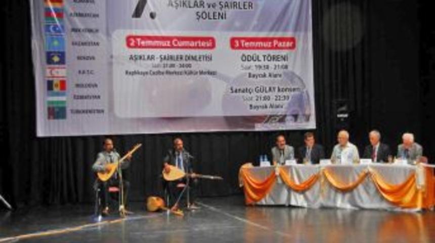 7. Uluslararası Aşıklar ve Şairler Ş&ouml;leni başladı