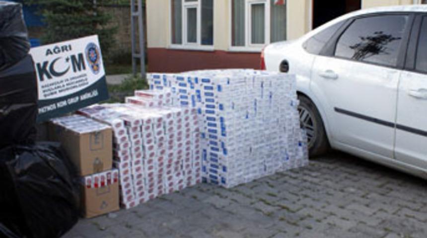 Patnos'ta ka&ccedil;ak sigara operasyonu