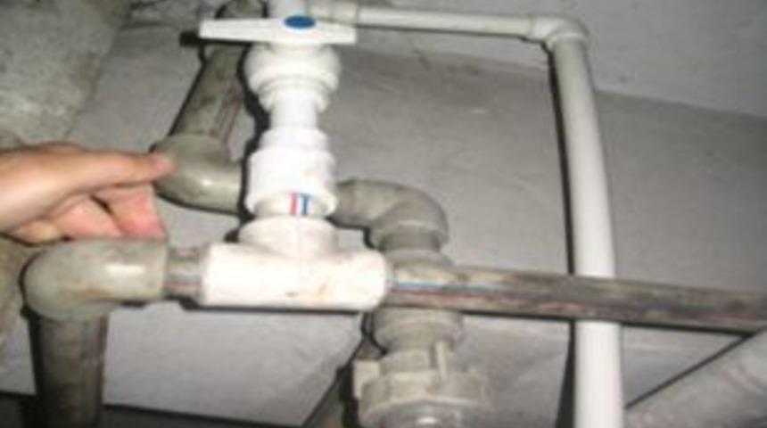 Su borularına by-pass yapıyorlar