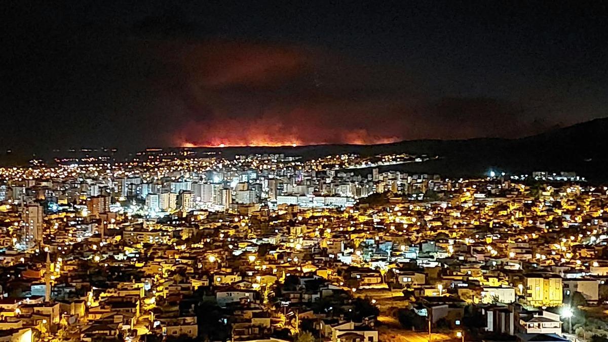 Adana da yangın iki il&ccedil;eye daha sı&ccedil;radı! K&ouml;yler boşaltıldı 1
