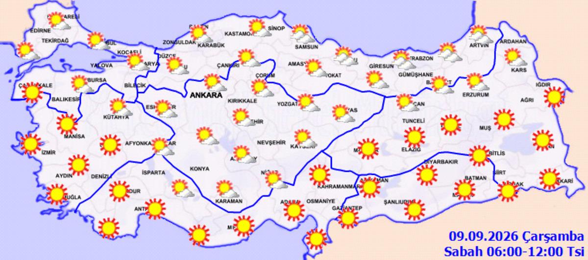 Meteoroloji tarih verdi! T&uuml;rkiye kavrulacak: Sıcaklıklar 8 derece birden artacak 2