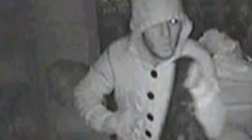 Acemi hırsızlar g&uuml;venlik kamerasında