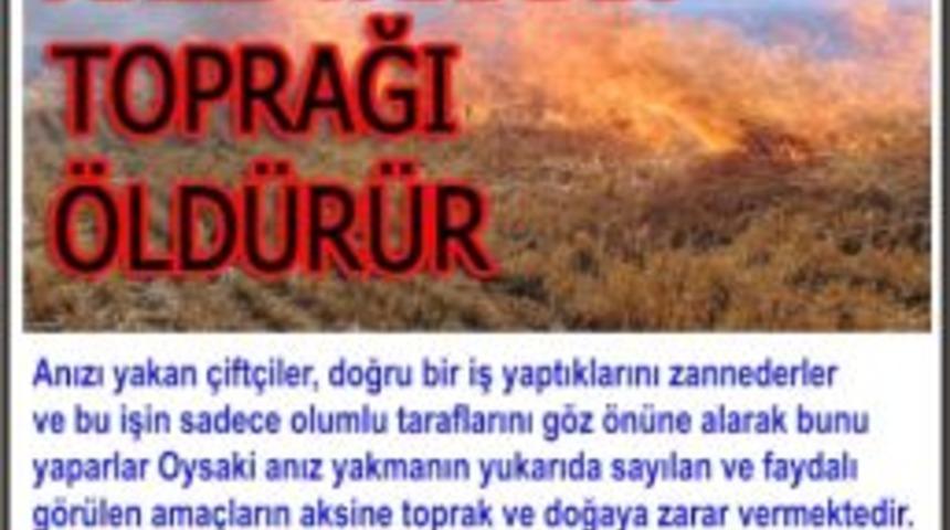 Silopi Koruma ve Geliştirme Derneği'nden &lsquo;anız&rsquo; uyarısı