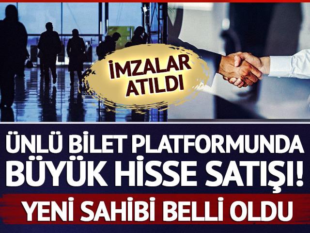 Bilet.com'da b&uuml;y&uuml;k satış! Y&uuml;zde 51'lik hissenin yeni sahibi belli oldu