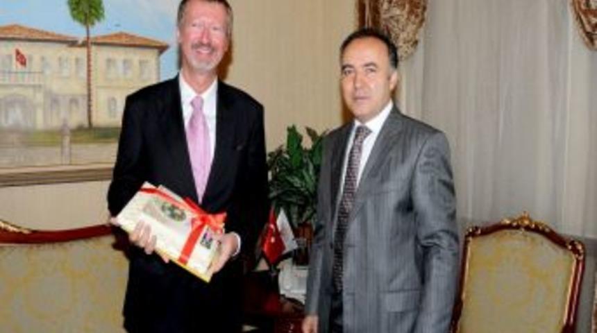 Alman konsolosluğundan Vali Altıparmak&rsquo;a veda ziyareti