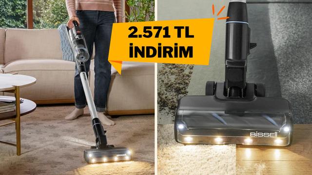 Kablo derdine ve tozlara elveda: Bissell FurFinder Kablosuz Dikey Süpürge İndirimde