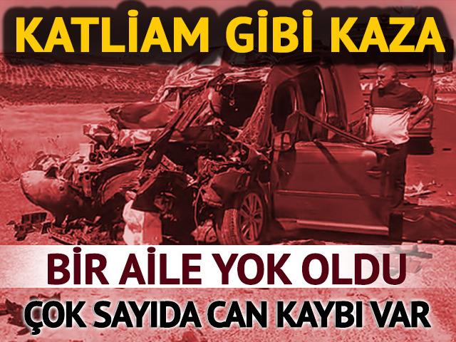 Şanlıurfa'da katliam gibi kaza! Aynı aileden 4 kişi hayatını kaybetti