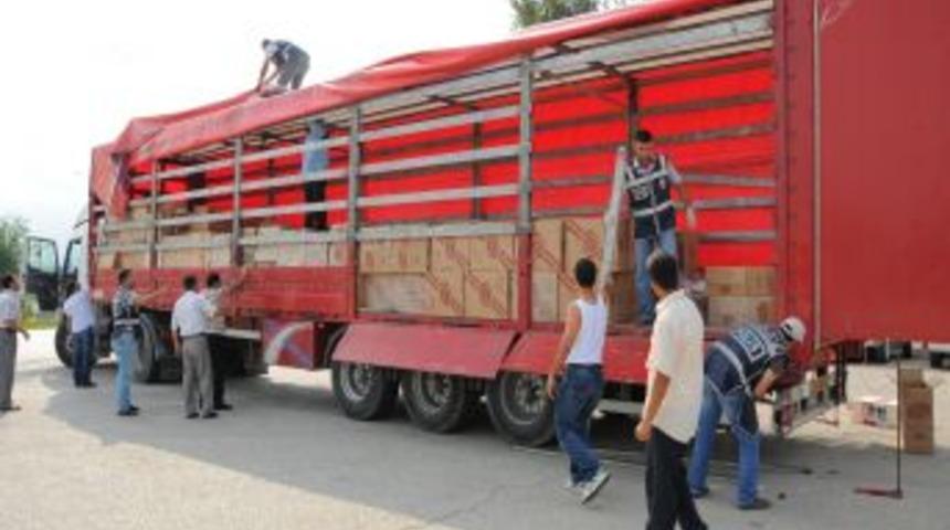 Osmaniye&rsquo;de 226 bin paket ka&ccedil;ak sigara ele ge&ccedil;irildi