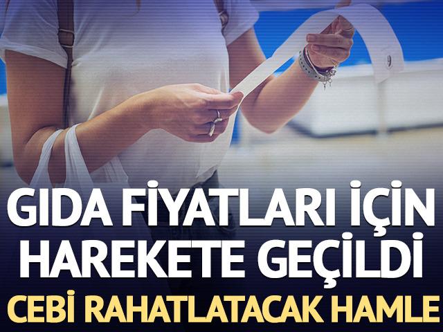 Gıda fiyatları i&ccedil;in harekete ge&ccedil;ildi: Cebi rahatlatacak hamle