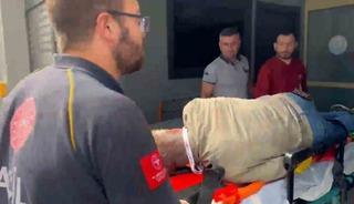 G&uuml;rcistan&rsquo;dan kalkan u&ccedil;ak Rize&rsquo;nin Pazar il&ccedil;esi a&ccedil;ıklarında denize acil iniş yaptı