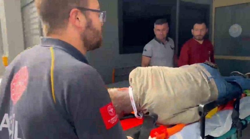 G&uuml;rcistan&rsquo;dan kalkan u&ccedil;ak Rize&rsquo;nin Pazar il&ccedil;esi a&ccedil;ıklarında denize acil iniş yaptı