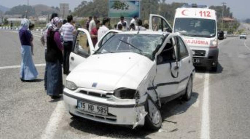 Yanan ara&ccedil;tan son anda kurtuldu