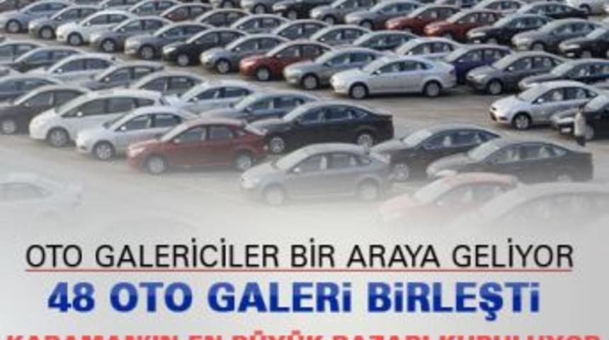 Karaman'ın en b&uuml;y&uuml;k oto pazarı kuruluyor