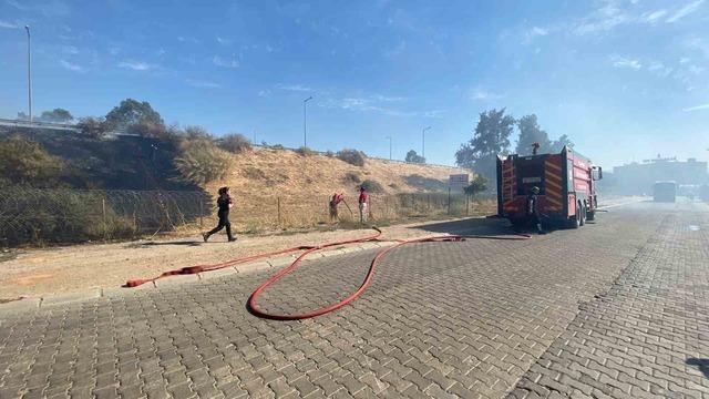 Efeler&rsquo;de otluk yangını 3