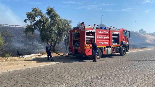 Efeler&rsquo;de otluk yangını 1