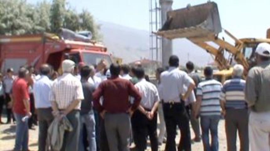 Munzur Mahallesi sakinlerinin baz istasyonu tepkisi