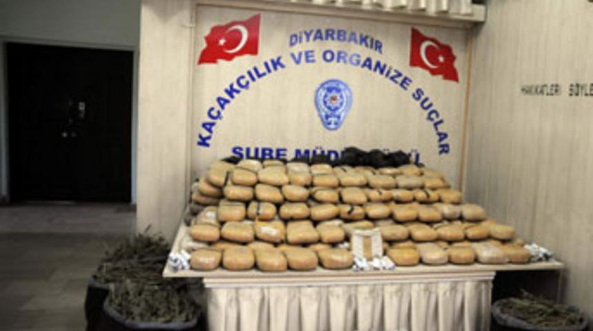 6 ayda 6.5 ton esrar ele ge&ccedil;irildi