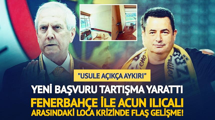 Fenerbah&ccedil;e ile Acun Ilıcalı arasındaki loca krizi b&uuml;y&uuml;d&uuml;!