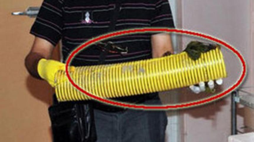 Su borusunda bebek cesedi