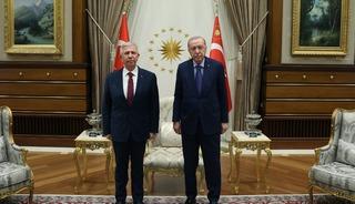 Cumhurbaşkanı Erdoğan, Mansur Yavaş'ı kabul etti