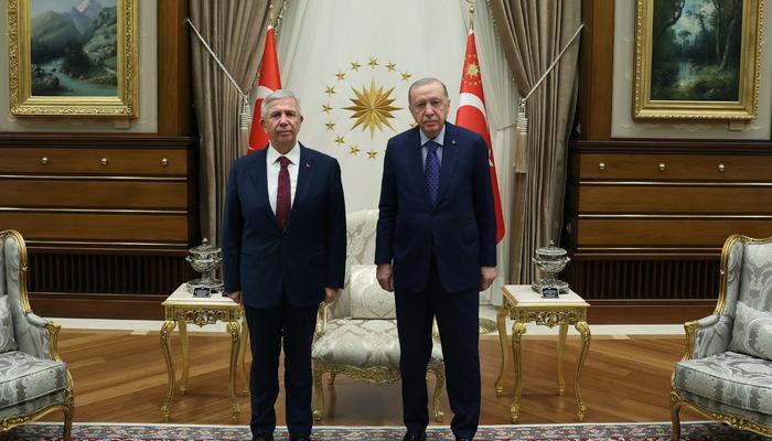 Cumhurbaşkanı Erdoğan, Mansur Yavaş'ı kabul etti