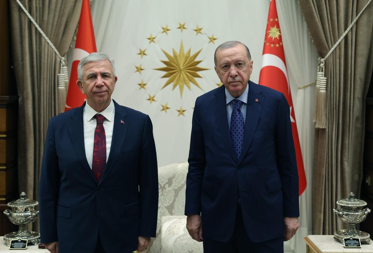 Cumhurbaşkanı Erdoğan, Mansur Yavaş ı kabul etti 1