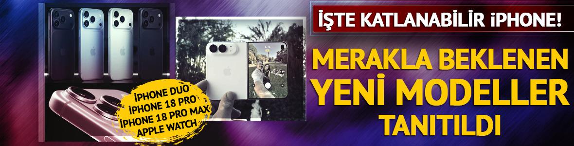Apple ilk katlanabilir telefonu iPhone Duo modelini tanıttı! 