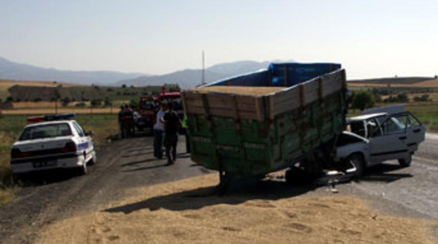 Elazığ'da trafik kazası: 1 ölü, 3 yaralı