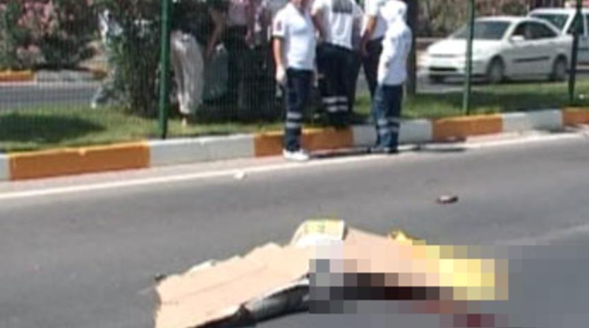 Engelli vatandaşın &ouml;l&uuml;m anı kamerada